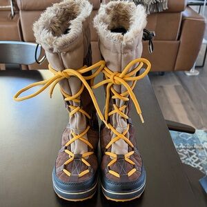 Sorel Women's Winter Boots - Brown and Mustard